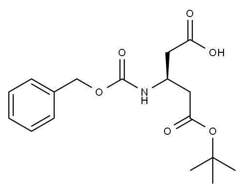 Z-Β-GLU(OTBU)-OH, 118247-88-4, 结构式