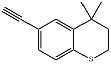 6-乙炔基-4,4-二甲基二氢苯并噻喃, 118292-06-1, 结构式