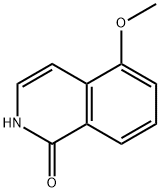 5-甲氧基-1(2H)-异喹啉酮 结构式