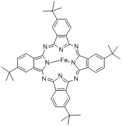 (TETRA-T-BUTYLPHTHALOCYANINATO)IRON(II) Structure