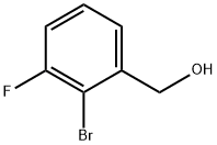 2-Bromo-3-fluorobenzyl alcohol Struktur