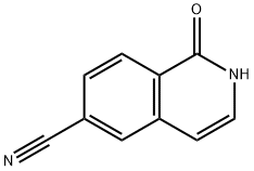 1-羟基异喹啉-6-甲腈 结构式
