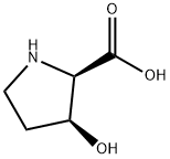(2R,3S)-3-ヒドロキシピロリジン-2-カルボン酸 化学構造式