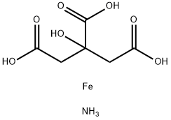クエン酸鉄アンモニウム 化学構造式