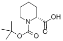 （R）-1-N-Boc-哌啶-2-甲酸, 118552-55-9, 结构式