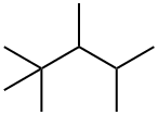 2,2,3,4-テトラメチルペンタン 化学構造式