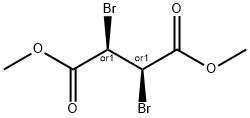 2,3-ジブロモこはく酸ジメチル 化学構造式