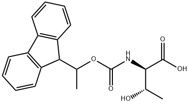 FMOC-D-苏氨酸 结构式