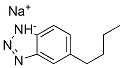 1H-Benzotriazole, 5-butyl-, sodium salt Structure