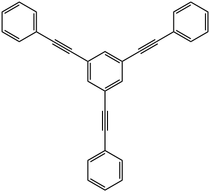 1,3,5-三(苯基乙炔)苯 结构式