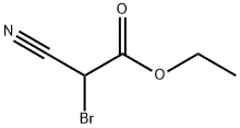 2-ブロモシアノ酢酸エチル 化学構造式