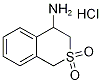 4H-Amino-1,3-dihydroisothiochromen-1,1-dioxide hydrochloride Structure
