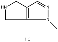 1,4,5,6-四氢-1-甲基吡咯并[3,4-C]吡唑盐酸盐, 1187830-68-7, 结构式