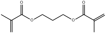 ビス(2-メチルプロペン酸)1,3-プロパンジイル 化学構造式