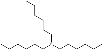Trihexylboron Struktur