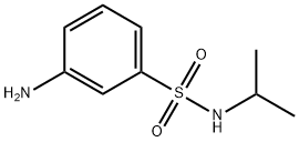 N-异丙基-3-氨基苯磺酰胺 结构式