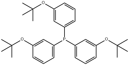 Tris-(p-TerT-buToxyphenyl) phosphine Structure