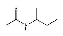 N-sec-ブチルアセトアミド 化学構造式