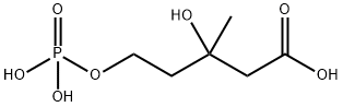 5-ホスホメバロン酸 化学構造式