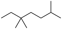 2,5,5-トリメチルヘプタン 化学構造式