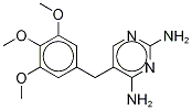 甲氧苄氨嘧啶-D9 结构式