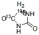 乙内酰脲-4,5-13C2, 15N 结构式