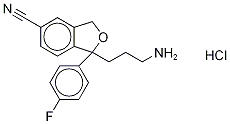 RAC ジデメチルシタロプラム塩酸塩 化学構造式