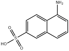 5-アミノ-2-ナフタレンスルホン酸 化学構造式