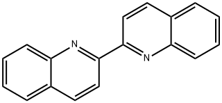 2,2'-ビキノリン 化学構造式