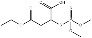 マラチオンα-モノカルボン酸 化学構造式