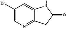 6-溴4-氮杂-吲哚-2-酮, 1190319-62-0, 结构式