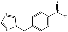 1-(4-ニトロベンジル)-1,2,4-トリアゾール 化学構造式
