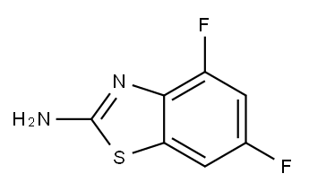 2-AMINO-4,6-DIFLUOROBENZOTHIAZOLE Structure