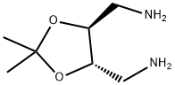 (4S,5S)-4,5-二(氨甲基)-2,2-二甲基二氧杂烷, 119322-88-2, 结构式