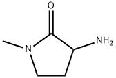 3-氨基-1-甲基吡咯烷-2-酮, 119329-48-5, 结构式