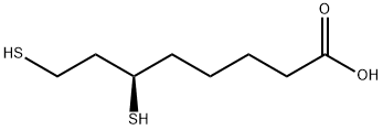 (R)-6,8-二巯基辛酸, 119365-69-4, 结构式