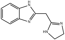 1H-Benzimidazole,2-[(4,5-dihydro-1H-imidazol-2-yl)methyl]-(9CI) Structure