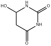 5,6-dihydro-6-hydroxyuracil Structure
