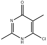 6-chloro-2,5-dimethyl-1H-pyrimidin-4-one Structure