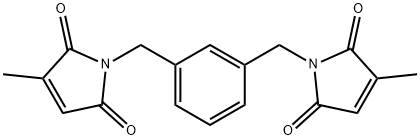 1,3-双(柠康亚酰胺甲基)苯 结构式