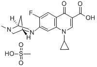 甲磺酸达氟沙星, 119478-55-6, 结构式