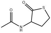N-(Tetrahydro-2-oxo-3-thienyl)-acetamide Structure