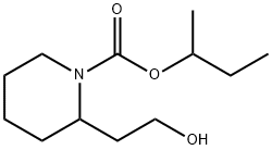 sec-Butyl 2-(2-hydroxyethyl)piperidine-1-carboxylate Structure