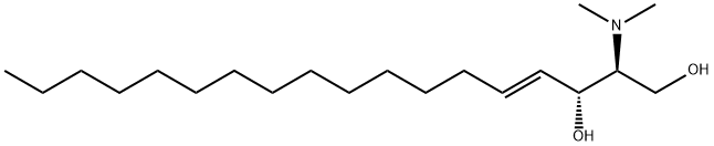 N,N-ジメチルスフィンゴシン 化学構造式