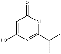6-羟基-2-异丙基-3H-嘧啶-4-酮, 1197-04-2, 结构式