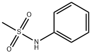N-苯基甲磺酰胺, 1197-22-4, 结构式