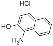 1-氨基-2-萘酚盐酸盐, 1198-27-2, 结构式