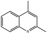 2,4-ジメチルキノリン 化学構造式