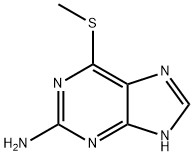 2-氨基-6-巯嘌呤, 1198-47-6, 结构式