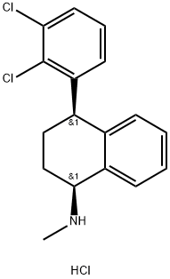 rac-cis-2,3-Dichloro Sertraline Hydrochloride Structure